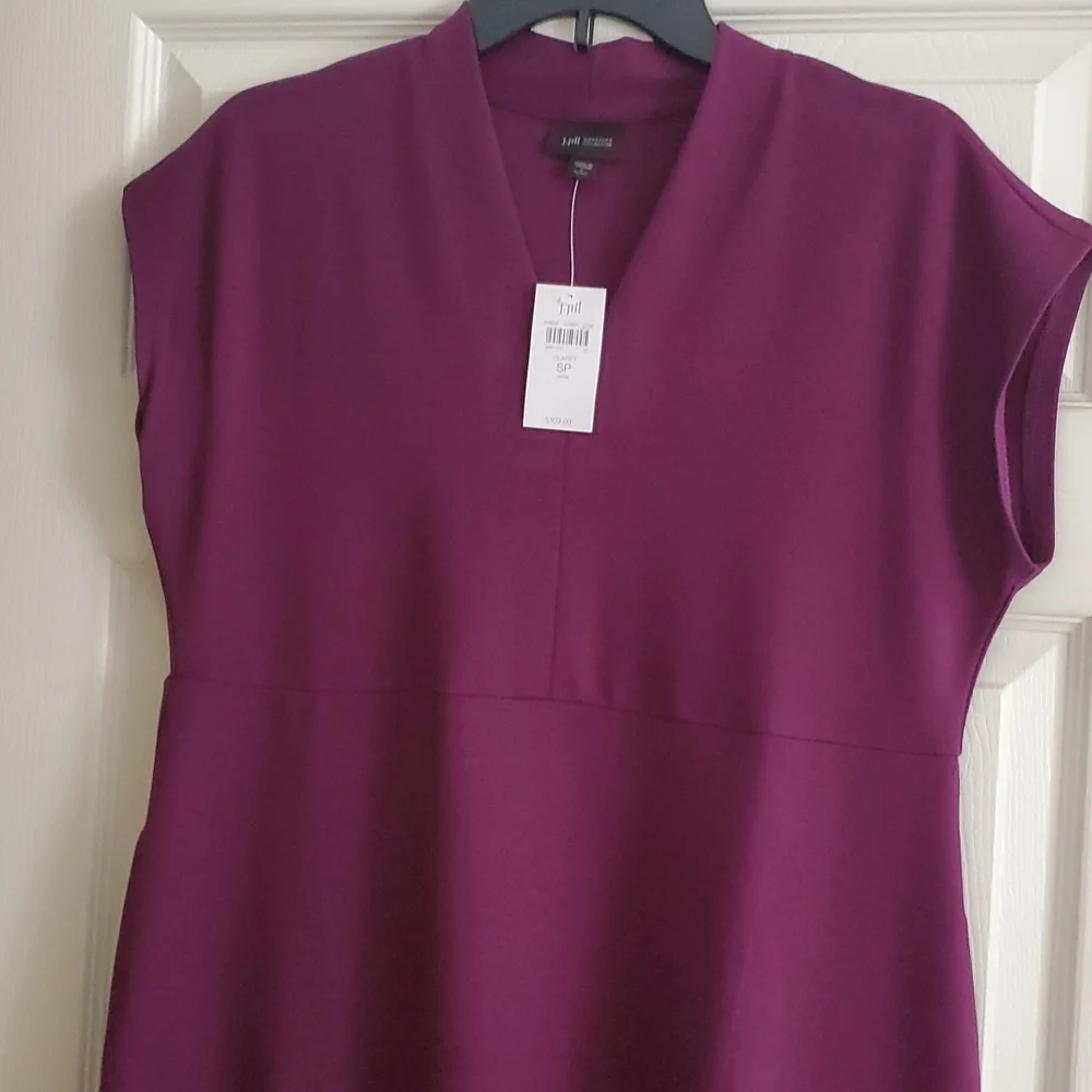 J Jill Fit & Flare Dress Small Petite - Picture 7 of 16